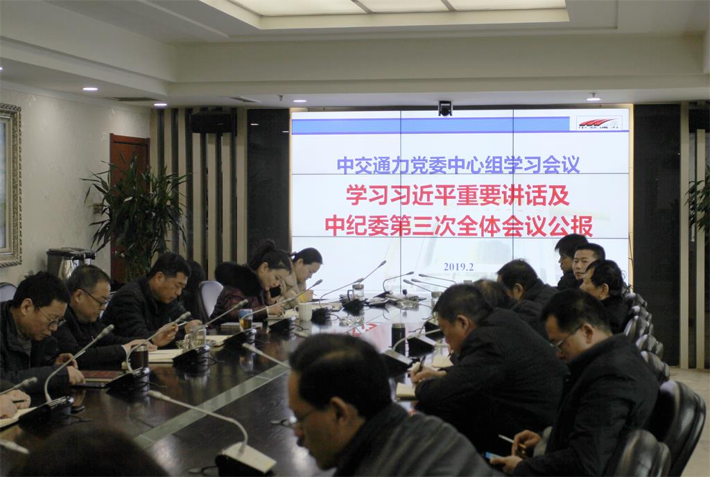黨委中心組學(xué)習(xí)習(xí)近平《在2019年春節(jié)團(tuán)拜會(huì)上的講話(huà)》十九屆中紀(jì)委三次全會(huì)公報(bào)
