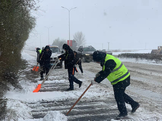 抗風雪、保暢通，好通戰斗持續中