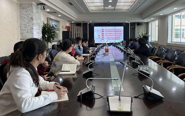 公司黨委組織收看省委科技工委 關于黨的十九屆六中全會精神宣講報告會