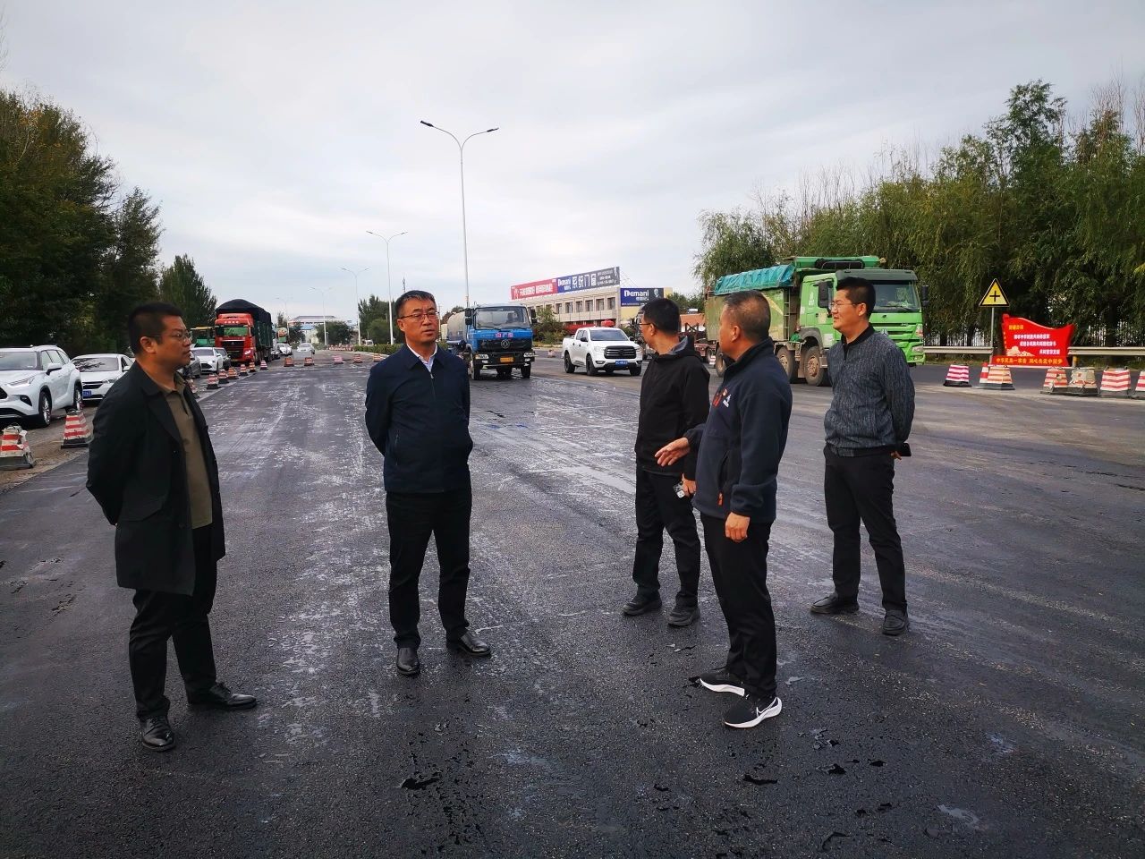 迎國慶 促安全 保暢通——通遼市交通局領導蒞臨好通公司檢查指導工作